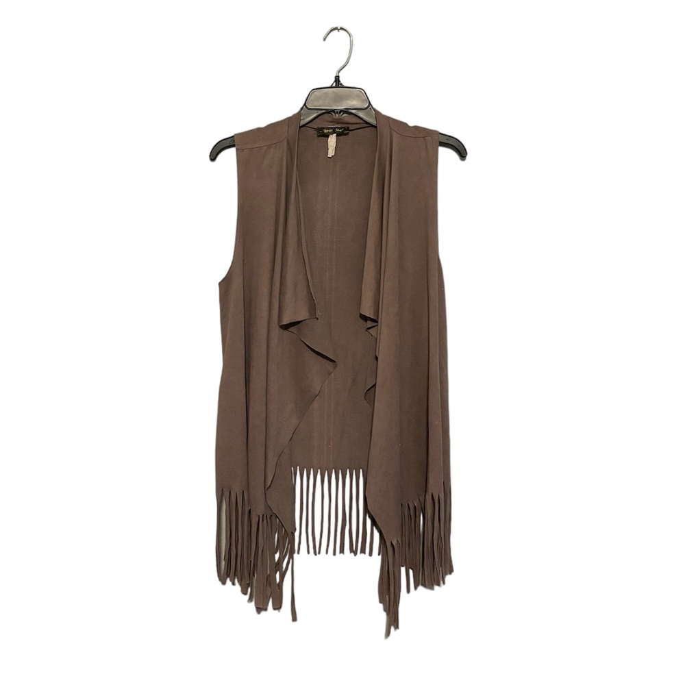 Brat Star Suede Fringe Vest Women’s Size: Large